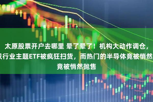 太原股票开户去哪里 晕了晕了！机构大动作调仓，55只行业主题ETF被疯狂扫货，而热门的半导体竟被悄然抛售