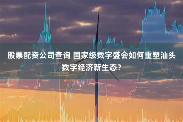 股票配资公司查询 国家级数字盛会如何重塑汕头数字经济新生态？